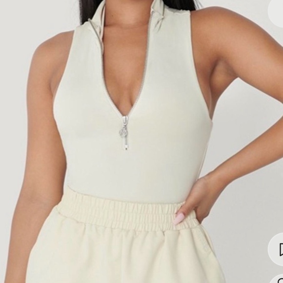 Meshki cream bodysuit size small - Picture 1 of 1